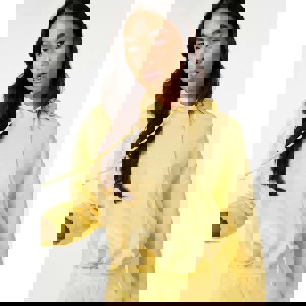 Pink Vanilla Drawstring Puffball Hoodie