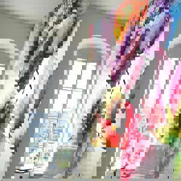 Origin Murals Watercolour Flora Wall Mural - Multi Bright