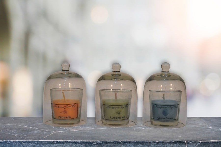 Artisan Furniture Round Candle Set of 3 (Summer)