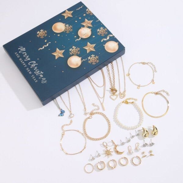 Leaper Christmas Golden Jewelry DIY Advent Calendar