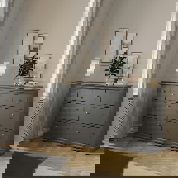 Furniture To Go Paris Chest of 8 Drawers in Matt Grey