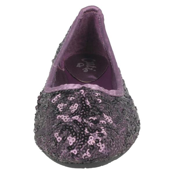 Cutie Girls Cutie Flat Sequin Ballerina Flat Shoes