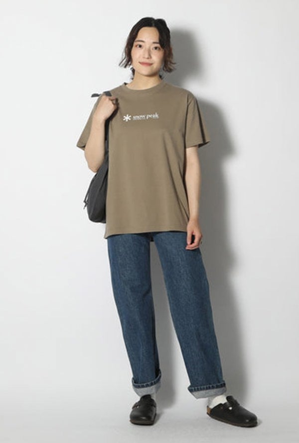 Snow Peak Soft Cotton Logo Short Sleeve T-Shirt