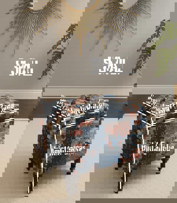 Damask Multicolour Storage Ottoman Bench - ISTOOLS