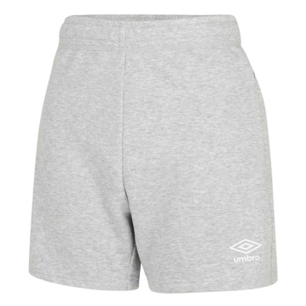 Umbro Womens/Ladies Club Leisure Shorts - Grey Marl/White - 