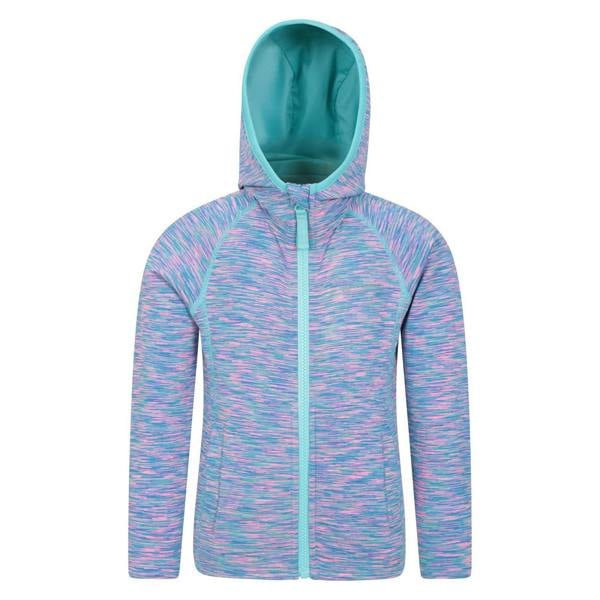 Mountain Warehouse Childrens/Kids Kayleigh II Stripe Full Zip Hoodie - Blue - 