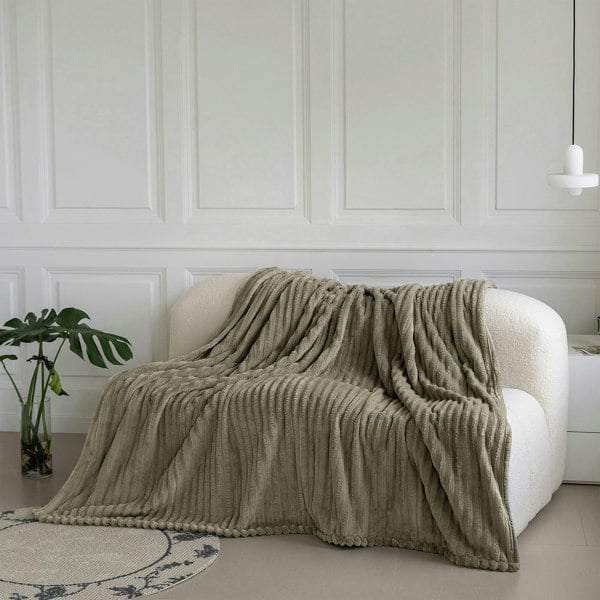 Velosso Chunky Cord Super Soft Plush Heavy Blanket - 200cm x 240cm