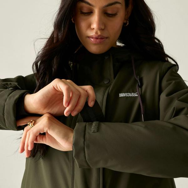 Regatta Womens/Ladies Orla Kiely Insulated Waterproof Jacket - Brown Shadow/Eccentric Purple - Brown Shadow/Eccentric Purple - 62% Polyester/38% Recycled Polyester