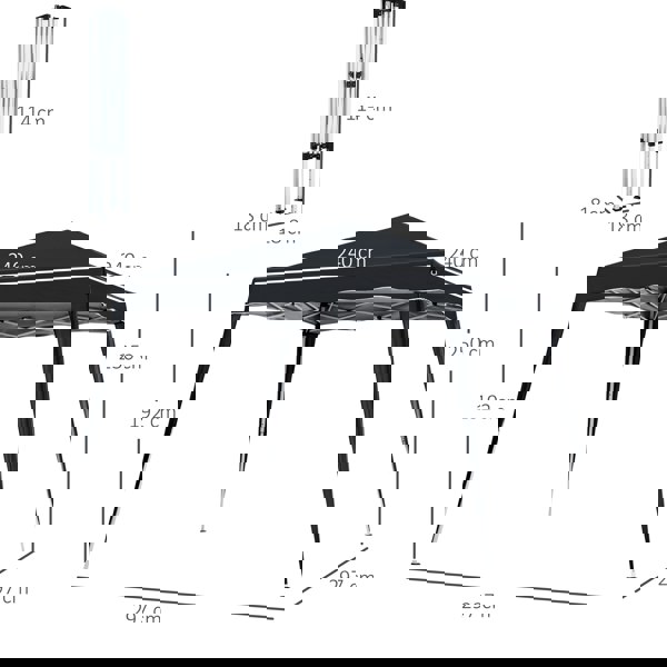 Pop up Canopy With Inclined Legs