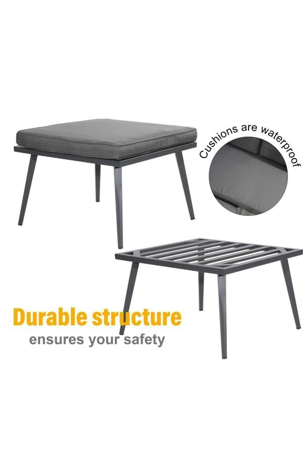 Groundlevel The Hamilton 4 Piece Outdoor Furniture Set