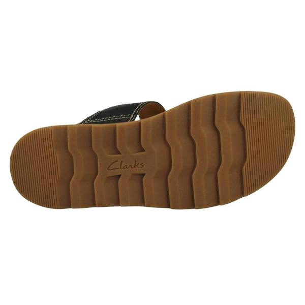 Clarks Ladies Clarks Strappy Toe Post Wedge Heeled Sandals Yacht Beach