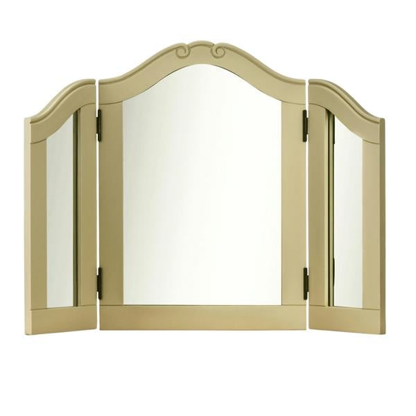 Statement Furniture Juliette Dressing Table Set with Table, Mirror and Stool. French Vanity Unit