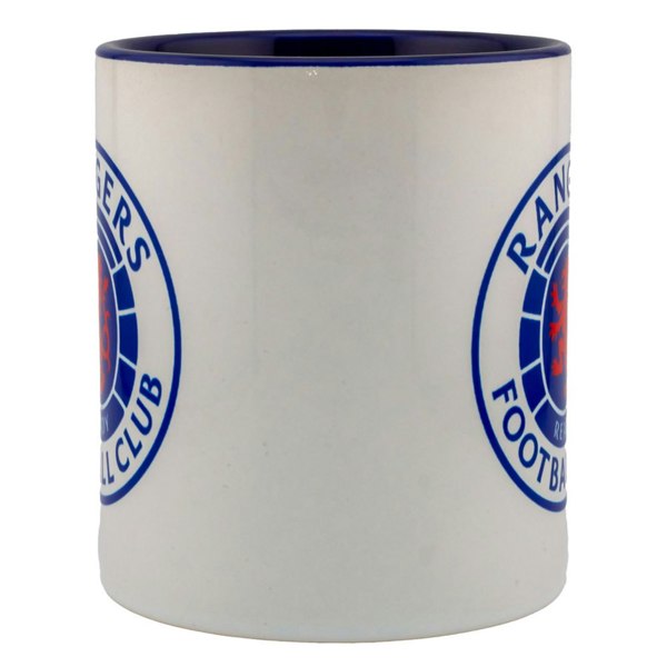 Rangers FC Crest Mug - White/Blue/Red