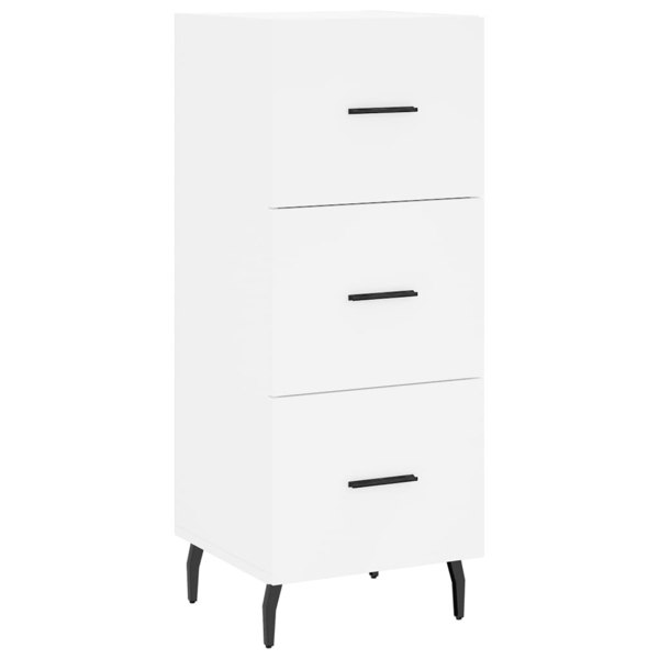 Berkfield Highboard White 34.5x34x180 cm Engineered Wood