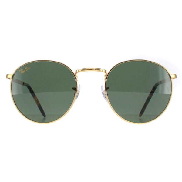 Ray-Ban Sunglasses RB3637 New Round 919631 Gold Green
