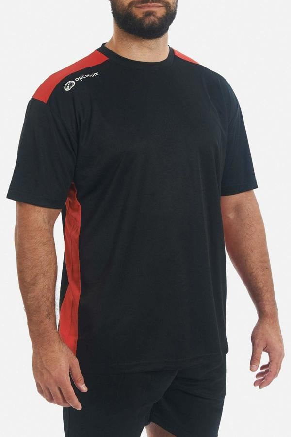 Tempo Sport-Tech Performance T-Shirt – Quick-Dry Breathable Training Tee - Optimum