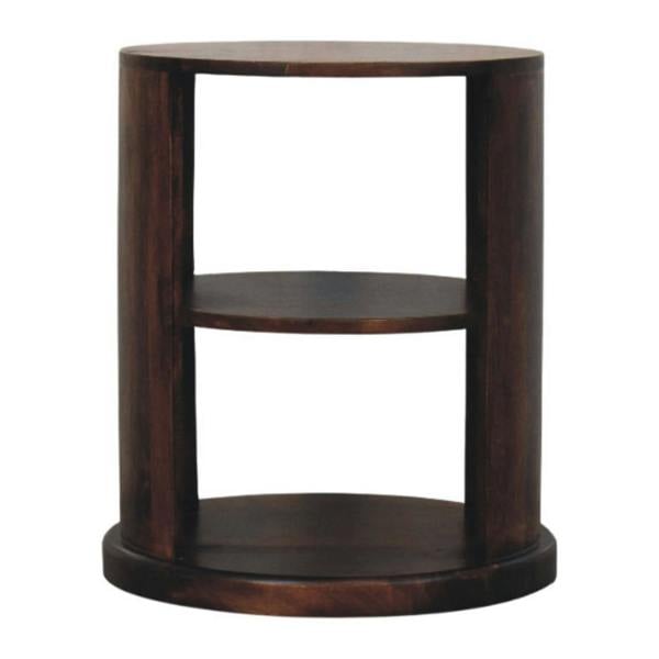 Artisan Furniture Artisan Solid Wood Ventura Side Table, 2 shelf