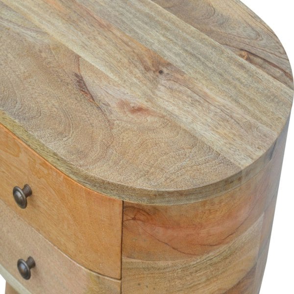 Artisan Furniture Rounded Bedside Table