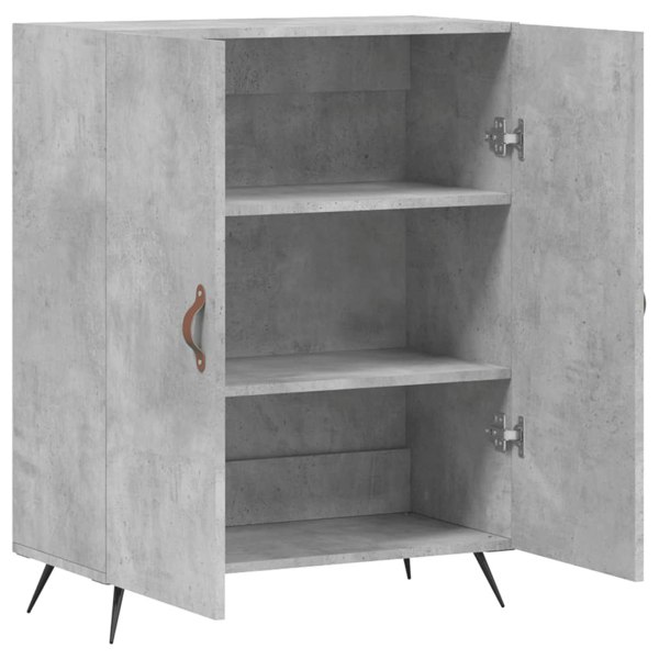 Berkfield Sideboard Concrete Grey 69.5x34x90 cm Engineered Wood