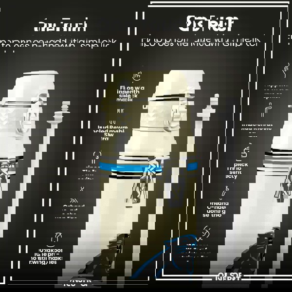 ION8 NFL x ION8 Insulated Steel Water Bottle, NFL Panthers, 750ml (24oz)