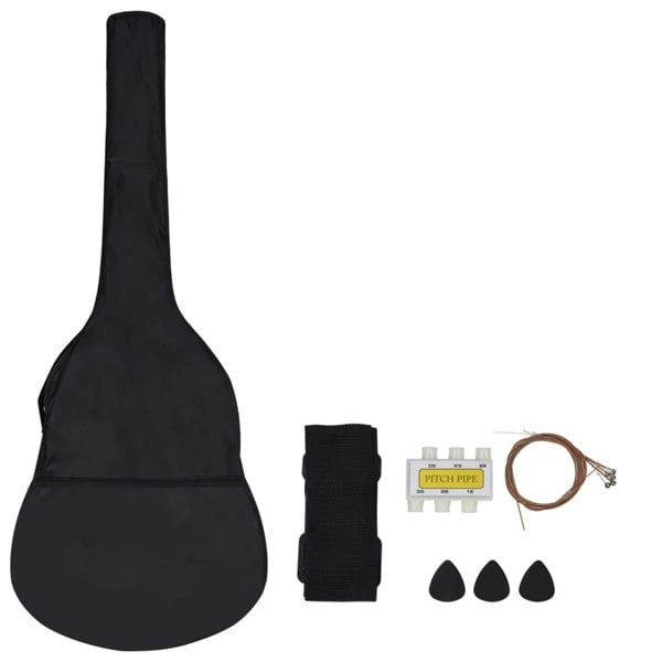 Berkfield 8 Piece Classical Guitar Children Beginner Set 1/2 34"