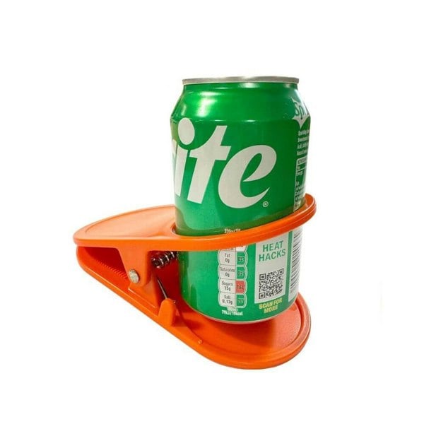 OLPRO Orange Drink Holder Table Clip 
