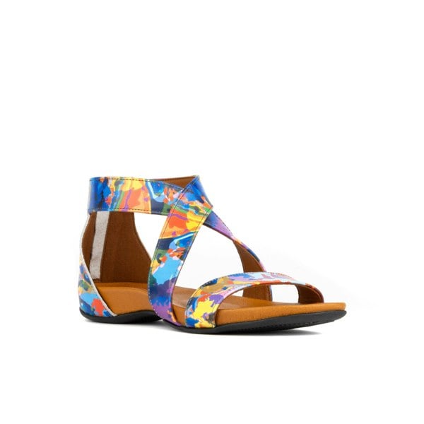 Embassy London Isabella - Summer Colours - Women's leather sandal with padded anatomic insoles