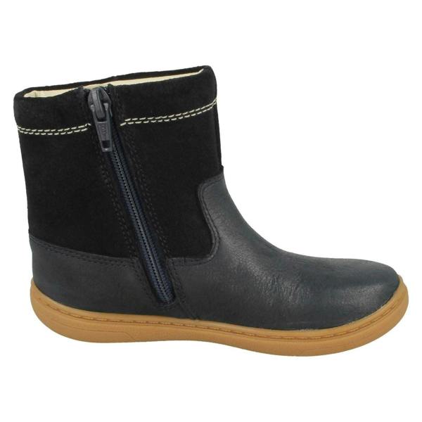 Clarks Girls Clarks Shooting Star Detailed Boots Flash Shine T