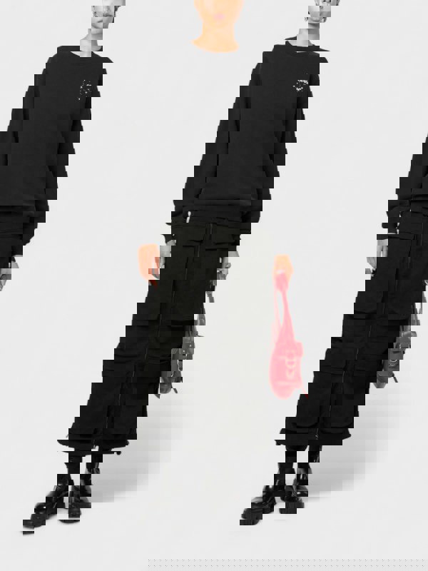 Off-White Bling Stars Arrow Regular Crewneck Black