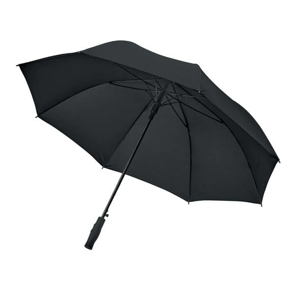 MidOcean Grusa Windproof Stick Umbrella - Black - 