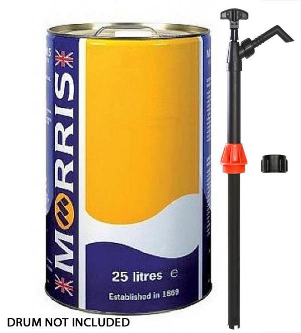 Morris 25L Polypropylene Drum Lift Pump Suitable for 25 Litre Drums