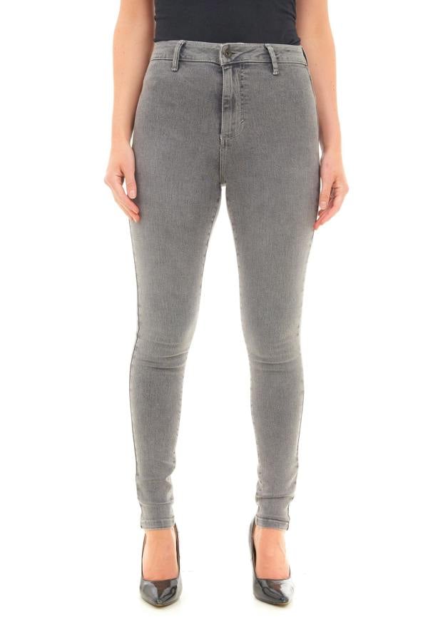 Smart Living Women's Stylish Skinny Fit High Waist Denim Jeans - Acid Black