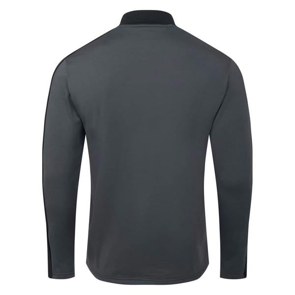 Umbro Mens Colour Block Ribbed Regular Sweatshirt - Black - 