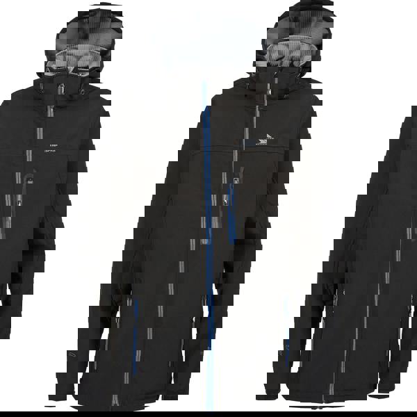 Trespass Mens Hebron Waterproof Softshell Jacket - Black - 