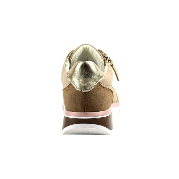 Lunar Women's Haller Suede Trainers - Beige