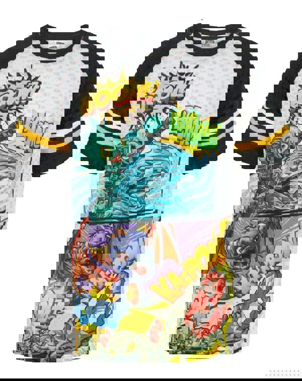 Skylanders Boys Yellow Boom Raglan Short Sleeved T-Shirt