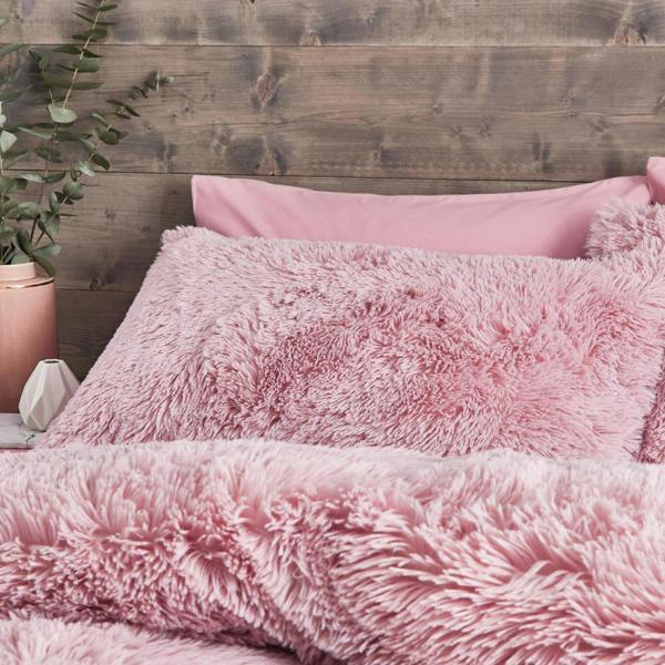 Cuddly Blush Pink Duvet Cover Set