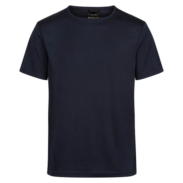 Regatta Professional Mens Reflective Moisture Wicking T-Shirt - Navy - 