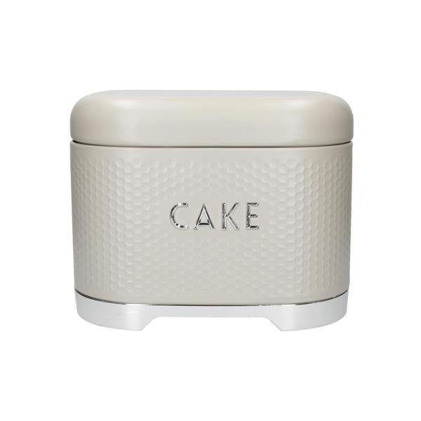 KitchenCraft Lovello Textured Large Square Cake Storage Tin