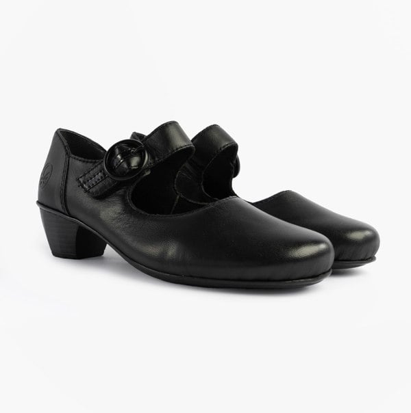 Rieker 41756-00 Womens MAry Jane Shoes Black