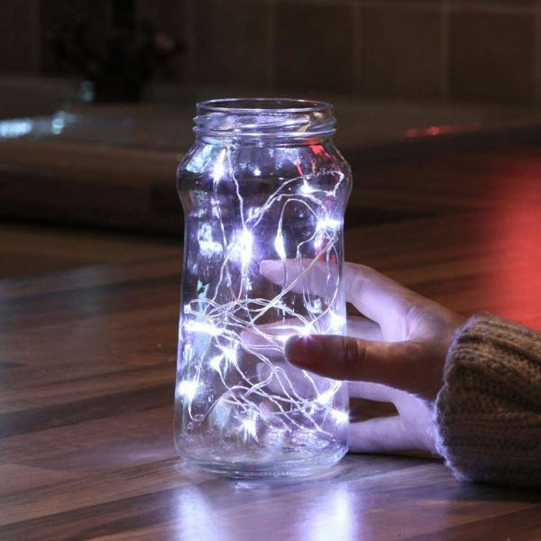 10M 100 Cool White LED Battery Operated Micro Rice Fairy String Lights image 7