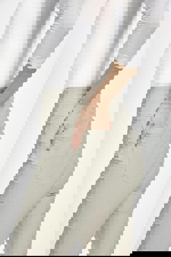 Mudflower Eyelet Detailed Bengaline Stretch Trousers