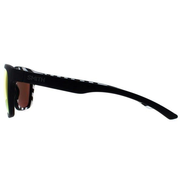 Smith Sunglasses Founder Slim S37 X6 Matte Black Chromapop Red Mirror
