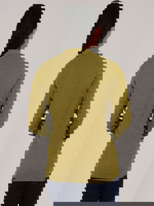 PennyPlain Hi Back V Long Sleeve  - Forest