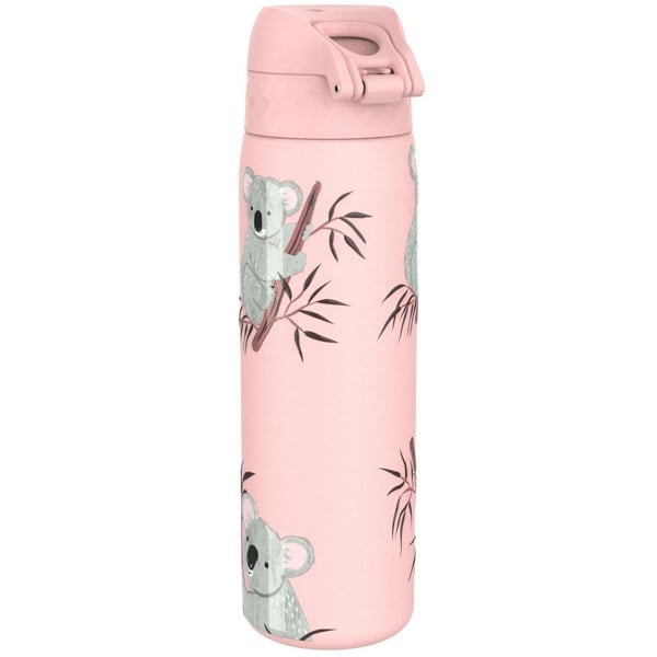 ION8 Leak Proof Slim Water Bottle, Stainless Steel, Koalas, 600ml (20oz)