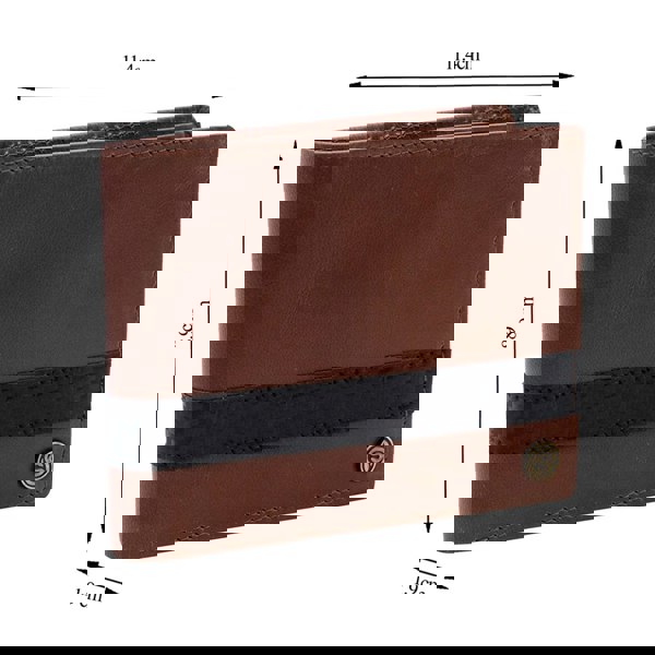 Silver Street London BRESWELL Mens Bi-Fold Wallet Brown