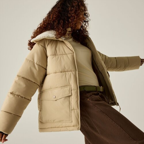 Regatta Womens/Ladies Kayana Padded Jacket - Barleycorn/Light Vanilla