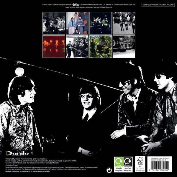 The Beatles, Record Collector's Edition Calendar 2027, Wall Calendars, Month To View, Entertainment, Gift