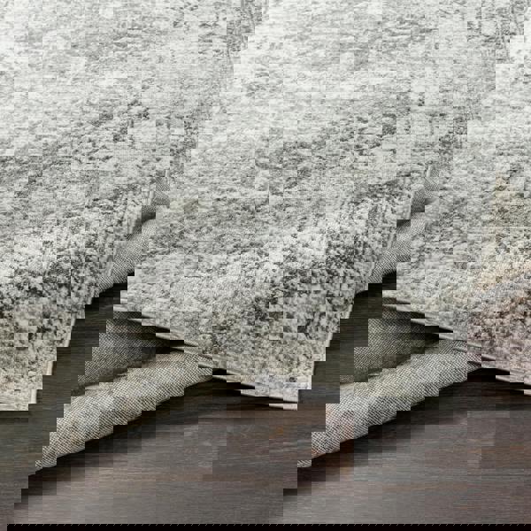 Livabliss Monte Carlo-Vintage Grey White Charcoal Traditional Boho Rug