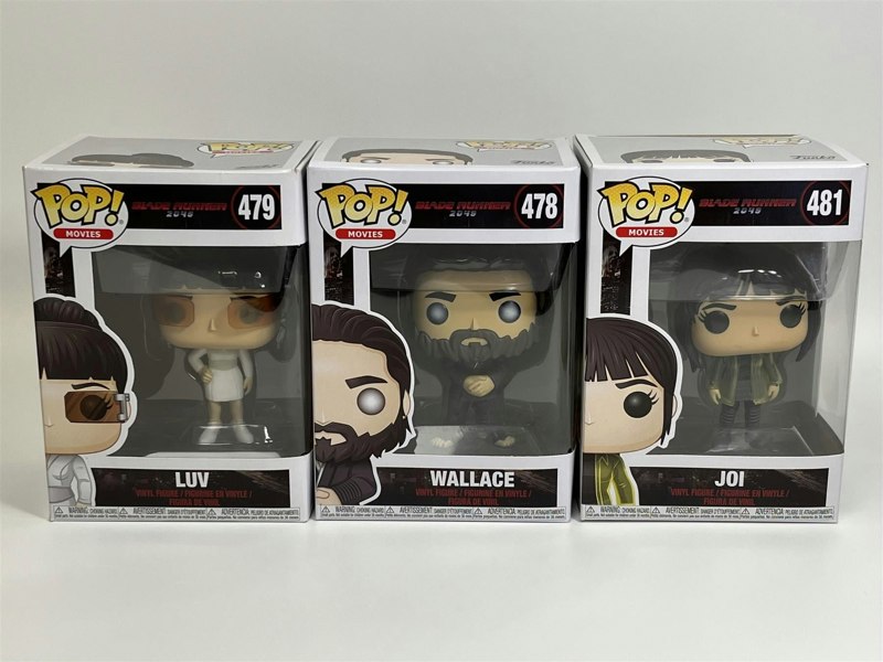 Funko Blade Runner 2049 Set of 3 Figures Blade Joi Wallace Luv Funko